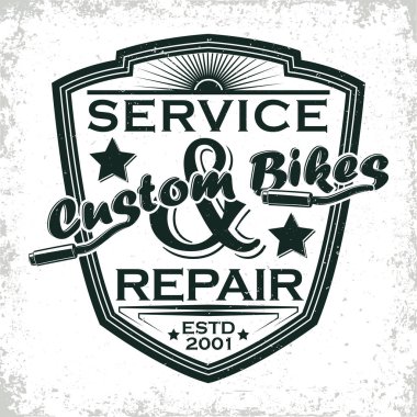 Vintage amblem tasarımı