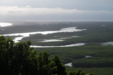 Restinga de Marambaia, Rio de Janeiro, Brazil, viewed from the m