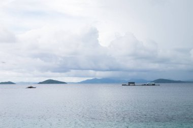 Fırtına yakınlaşılmıştı El Nido Palawan, Filipinler