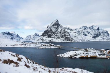 Kışın Lofoten Adaları, Norveç'ten güzel manzara