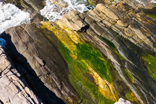 Textura sobre padrões de rocha fundo, Búzios, Brasil — Fotografia de Stock