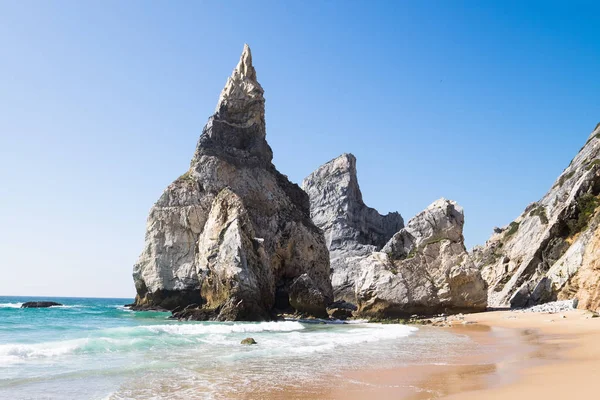 Praia da Ursa num dia ensolarado, Portugal — Fotografia de Stock