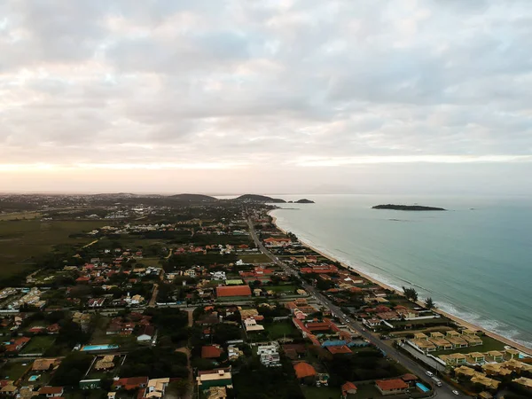Drone vista di Praia Rasa, Buzios, Brasile — Foto Stock