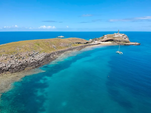 Drone görünümünü Abrolhos, Bahia, Brezilya