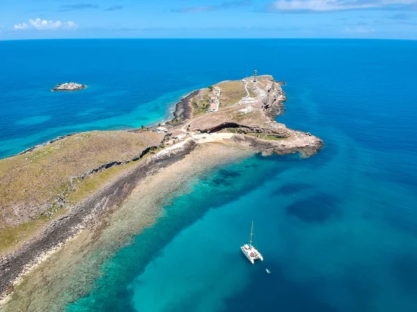 Drone görünümünü Abrolhos, Bahia, Brezilya