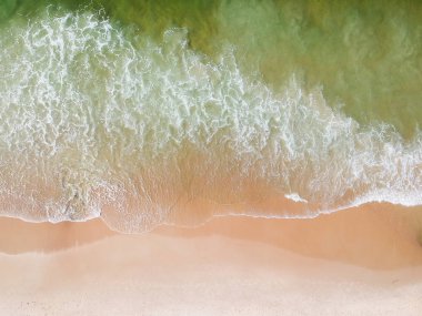 Hava dron Leblon plaj manzarası, Rio de Janeiro