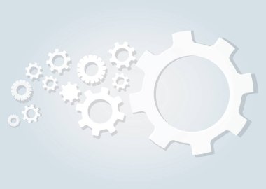 Gears'ı tekerlek ve uzay arka plan