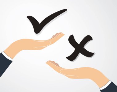 karar, doğru veya yanlış vektör yapmak