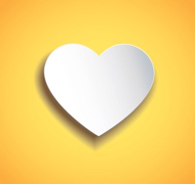kalp simge vektör. Sevgililer günü arka plan