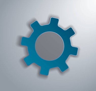 dişli simgesi vektör illüstrasyonu 