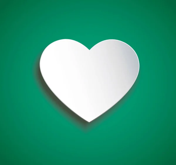 Hjärta ikon vektor. Alla hjärtans dag bakgrund — Stock vektor