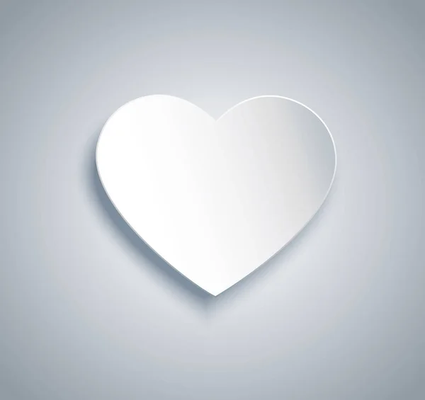 Hjärta ikon vektor. Alla hjärtans dag bakgrund — Stock vektor