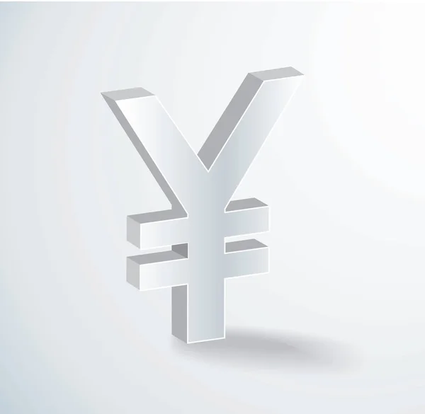 Japanese Yen icon symbol vector — Stock Vector