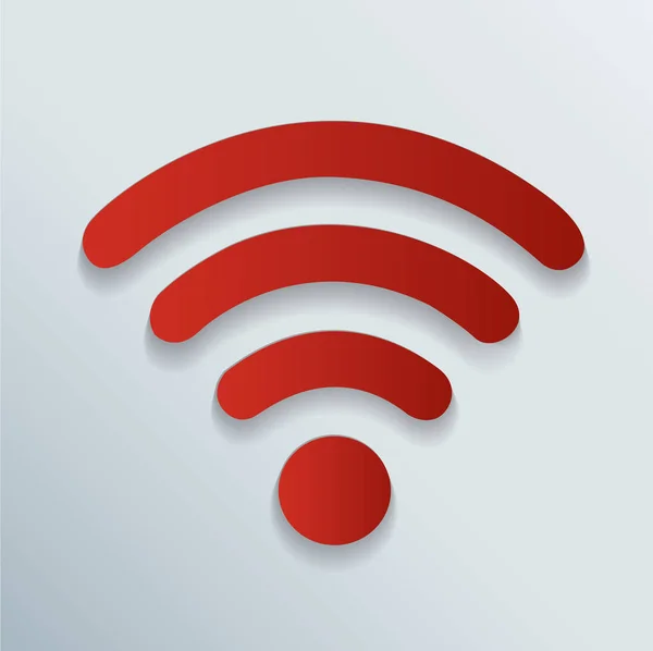 Sans fil et wifi icône symbole vecteur — Image vectorielle