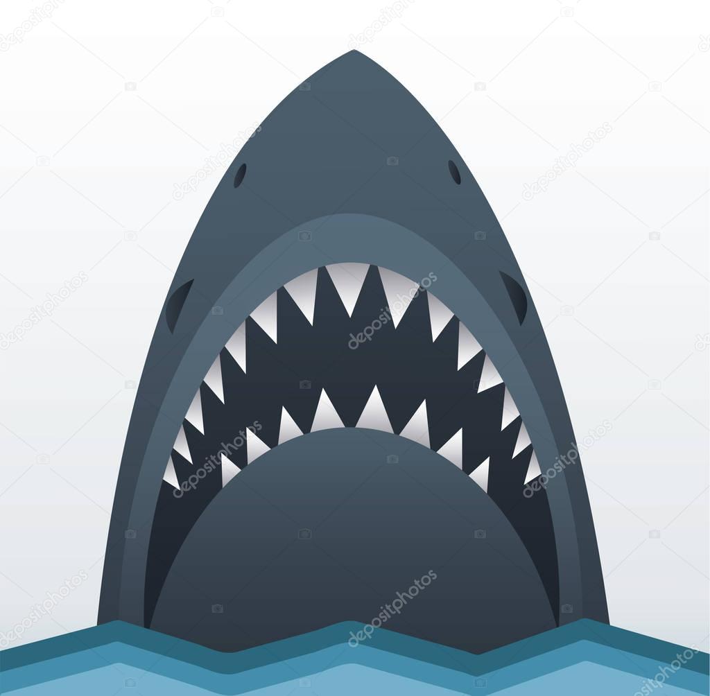 Design of Shark vector illustration