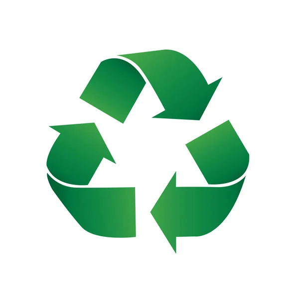 Symbol-Symbol-Vektor-Abbildung recyceln — Stockvektor