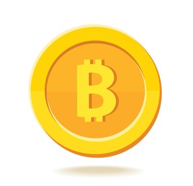 Web'de kullanmak için Internet para Kripto para birimi simgesi ve sikke resim için bitcoin işareti simgesi