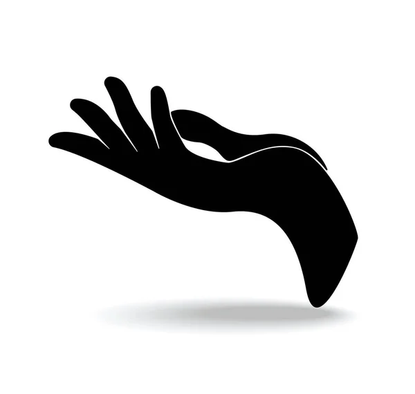 Ruce Držící Designu Vektor Ruce Modlit Logo — Stockový vektor