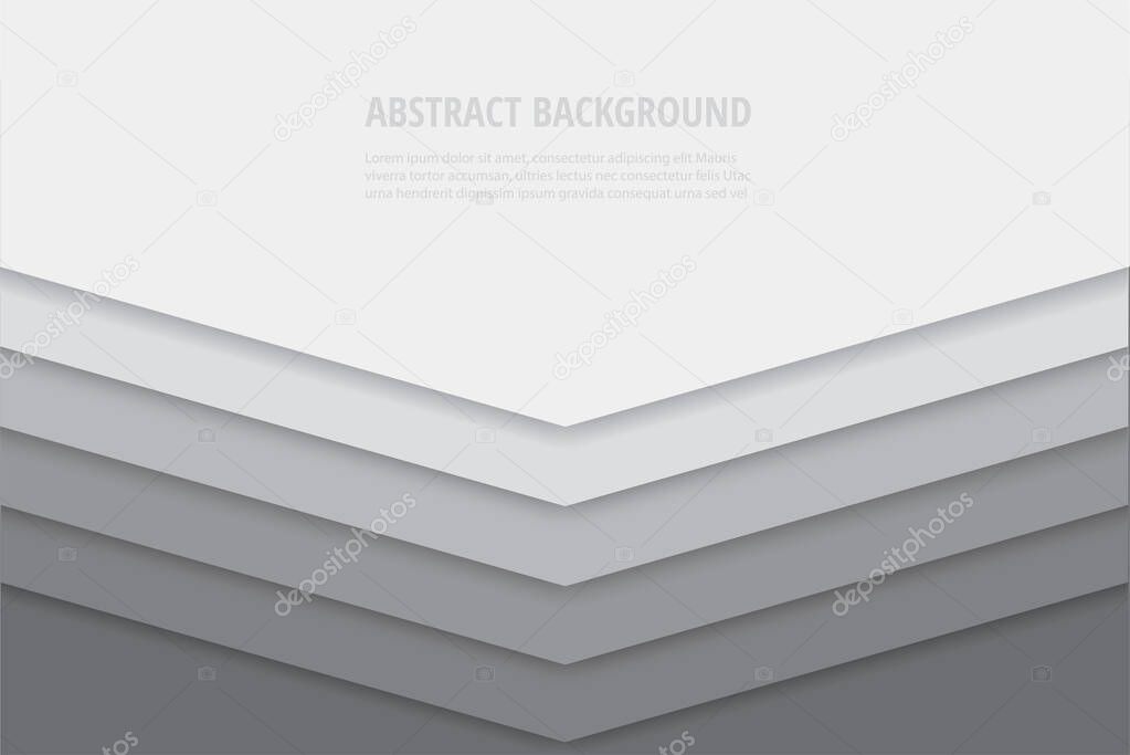 abstract modern white lines background vector illustration EPS10