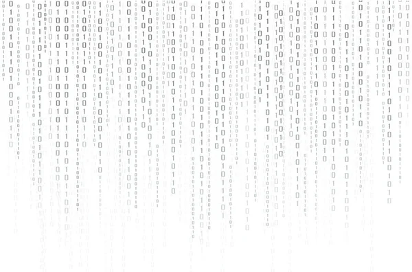 Soyut Teknoloji Geçmişi. İkili veri ve ikili kod arkaplanı. Vektör illüstrasyonu EPS10