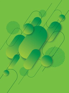 modern yeşil gradyan eğilimli arka plan vektör illüstrasyonu EPS10