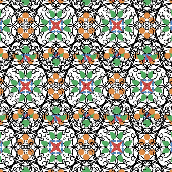 Desen - renkli şark süsleme