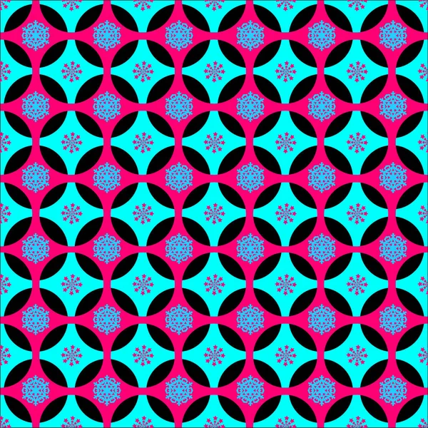 Geometrik desen-Bright kar taneleri