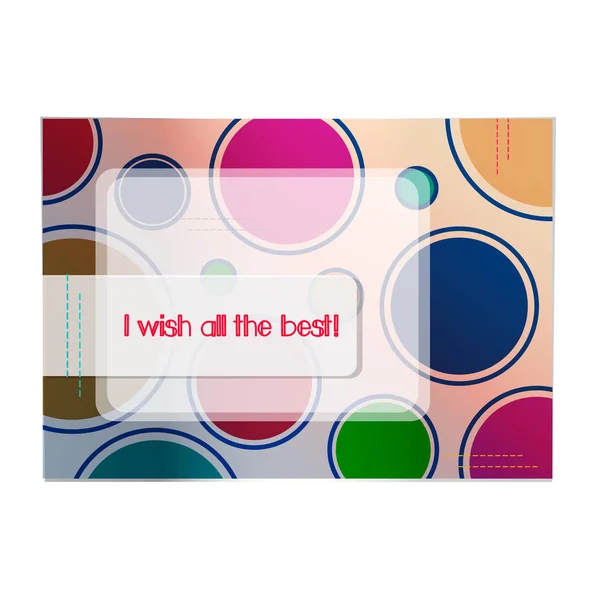 Postcard wishing you all the best