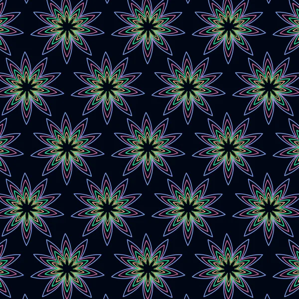 Kusursuz desenli Gece çiçekli açıklık