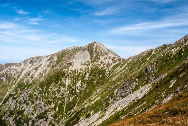 Rohace dağın grup Slovakya Mountains Batı Tatras Pachola peak