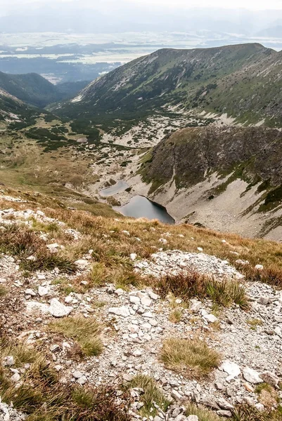 슬로바키아-비스 피크 서양 Tatras 산맥의 높은 봉우리에서 보기 — 스톡 사진