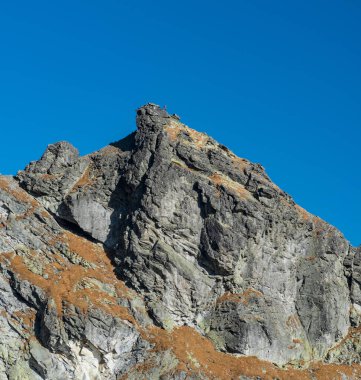 Slovakya 'daki Vysoke Tatry dağlarının zirvesi