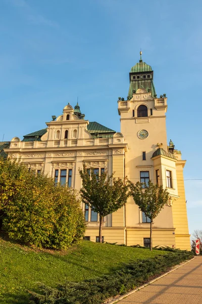 Slezskoostravska Radnice Városháza Épület Vuilt 1913 Ban Ostrava Városban Cseh — Stock Fotó