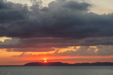 günbatımı denizde, Filipinler