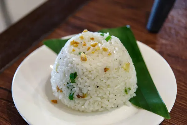 Arroz de alho estilo Filipinas — Fotografia de Stock