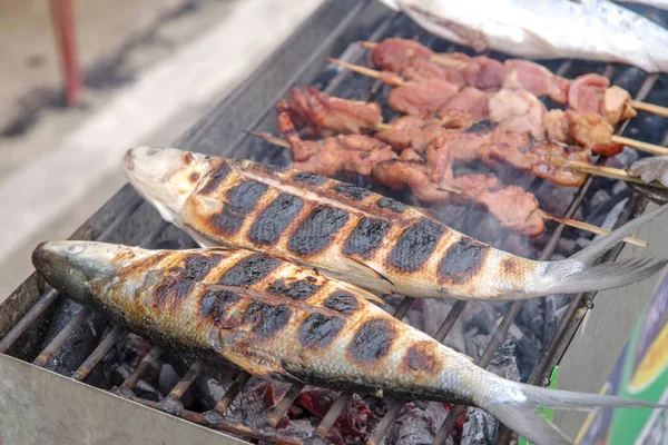 Poisson philippin préféré bangus grillé - Milkfish — Photo