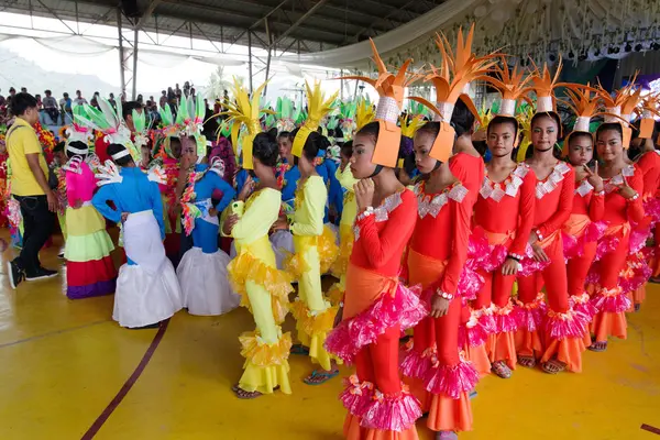 Child dancing in Calauan Pinya Festival 2017 — Stock Photo, Image