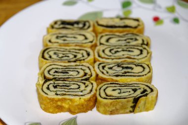 yumurta kuru deniz yosunu rulo