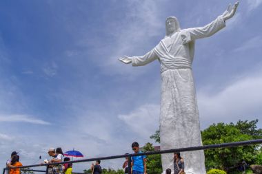 29 Temmuz 2017 İsa heykeli, Monasterio de Tarlac, Philipp