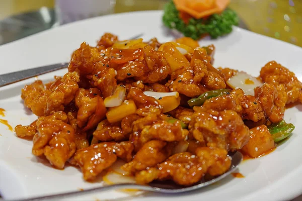 Sweet and sour pork — Stock Photo, Image