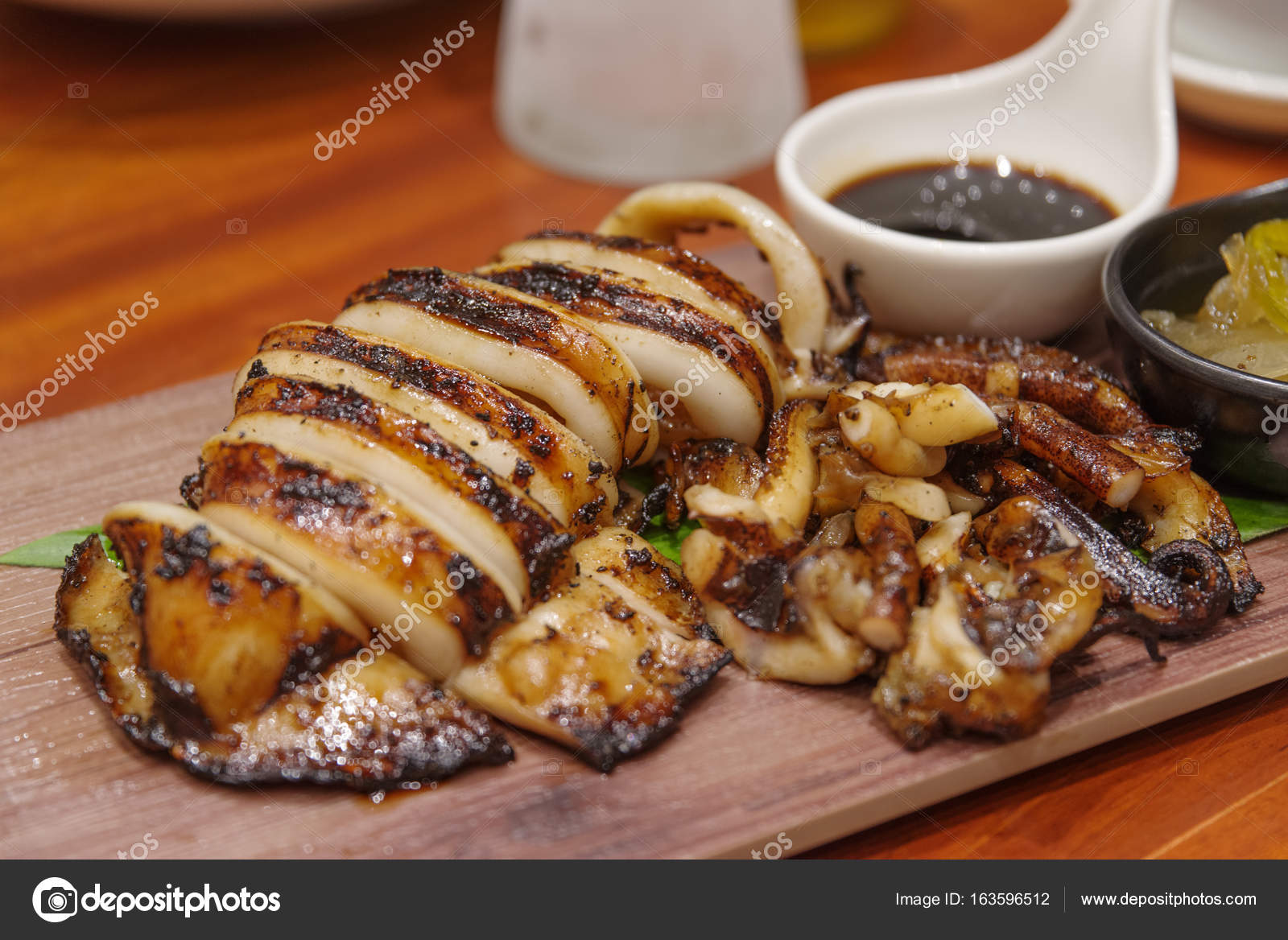 Filipino Food Inihaw Na Pusit Grilled Squid Stock Photo Image By C Bugking88 163596512