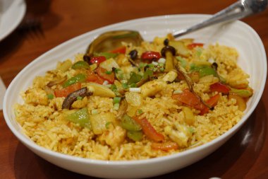  Java deniz ürünleri kızarmış pilav
