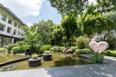 Eylül 10, 2017 Bahçe Greenbelt Park, Makati, Filipinler