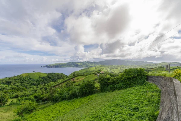 Hermosa vista desde Naidi Hills, Ivatan Island, Filipinas — Foto de Stock