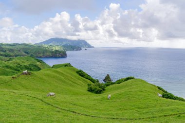 Mahatao Tepesi manzaran Ivana Island, Batanes