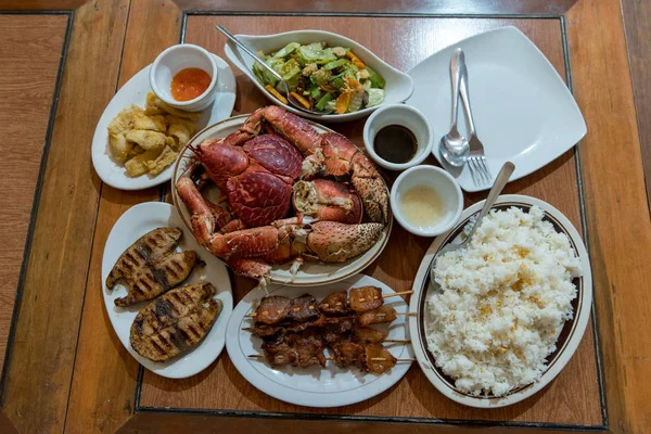 Comedor de mariscos en Batan Isaland, Batanes — Foto de Stock