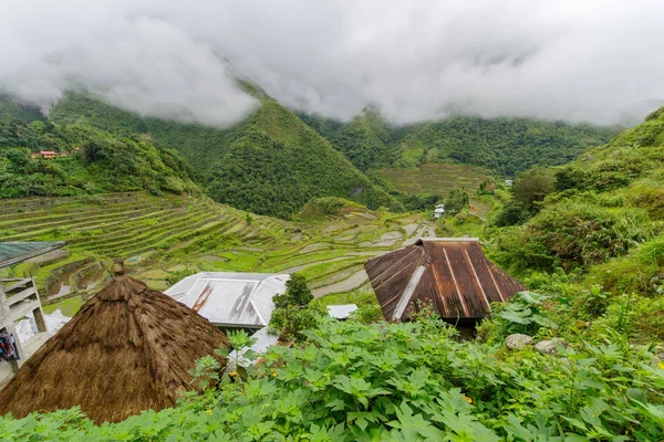 Schöne Landschaft Batad Reisterrasse in Banaue, — Stockfoto