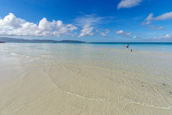 stock image beautiful white beach in boracay