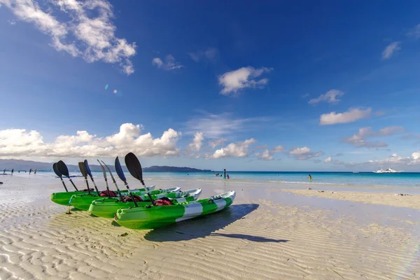 Gyönyörű Boracay, fehér strand — Stock Fotó