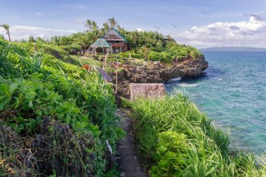 Kasım 19,2017 turist Crystal Cove Adası'nda Boracay yürüyüş